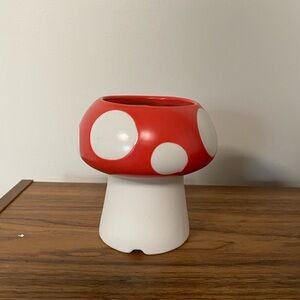 Mario Fairy Mushroom Ceramic Small Vase Pencil Holder Planter OS